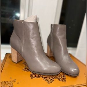 Brand New Vionic Boots with Wooden Heel